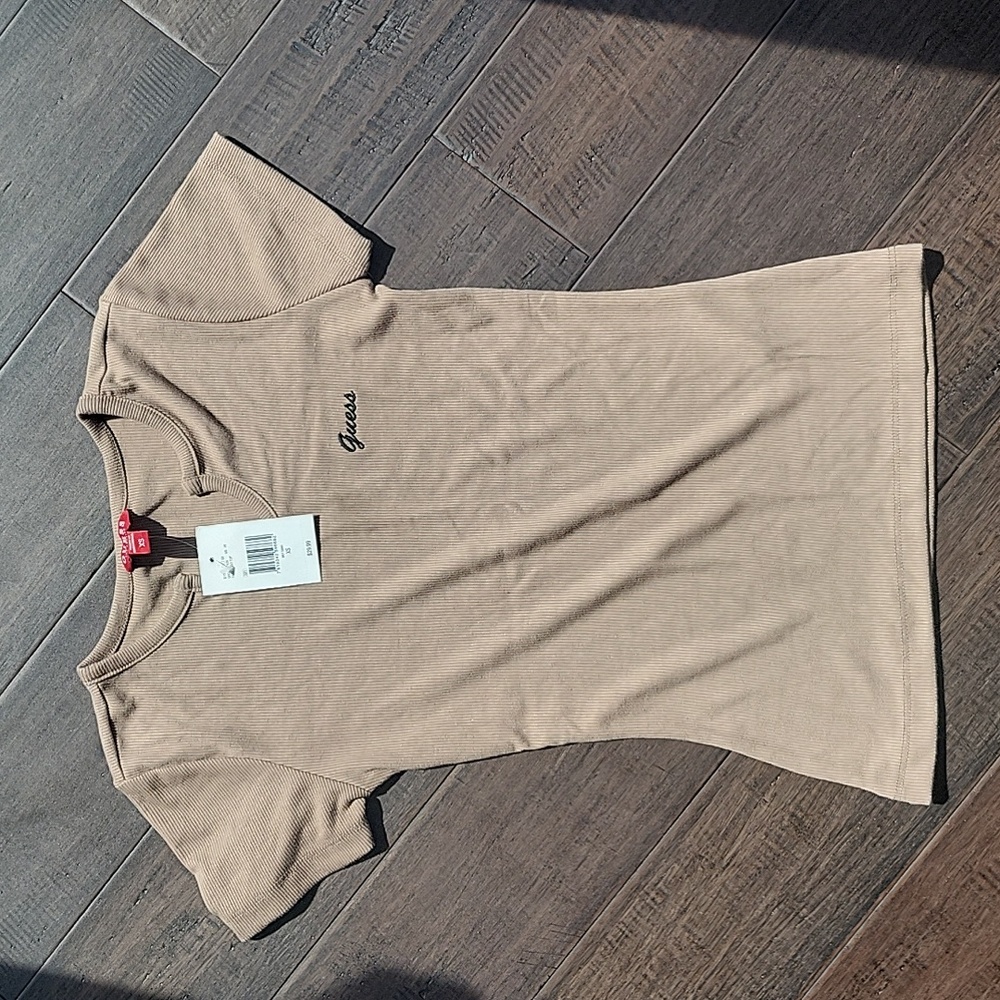 Guess Short Sleeve Ribbed Tshirt